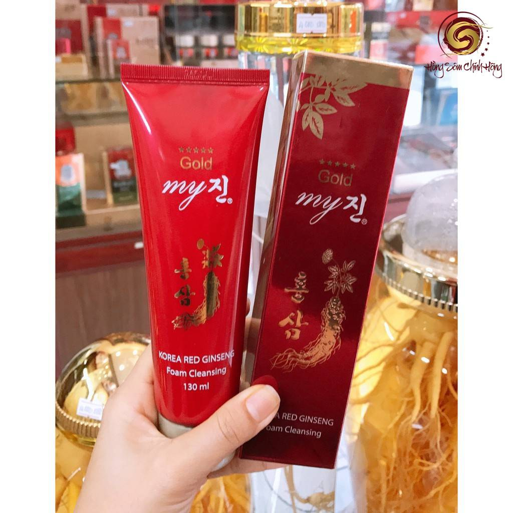 review sữa rửa mặt nhân sâm đỏ hàn quốc