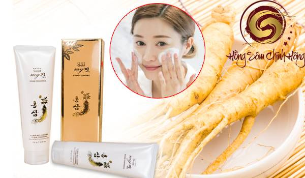 sữa rửa mặt sâm vàng my gold