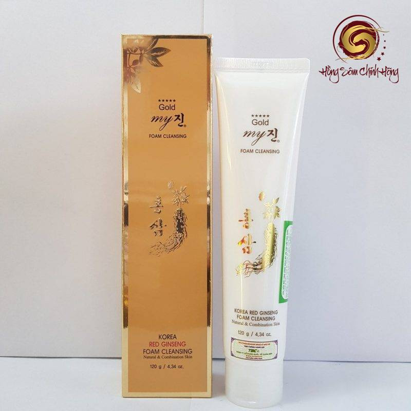 sữa rửa mặt sâm vàng my gold