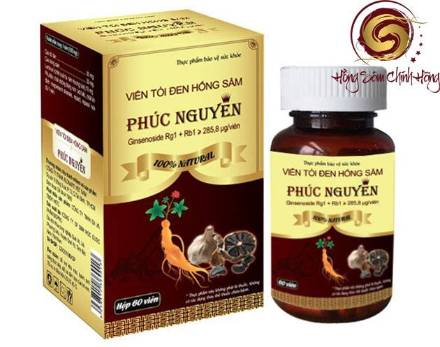 tỏi đen hồng sâm phúc nguyên