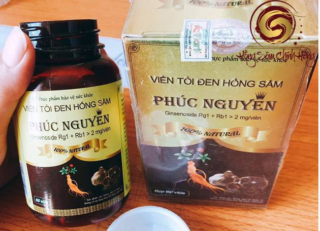 tỏi đen hồng sâm phúc nguyên