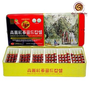 Viên đạm hồng sâm nhung hươu linh chi KGS 120 viên cao cấp