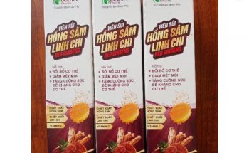 viên sủi hồng sâm linh chi