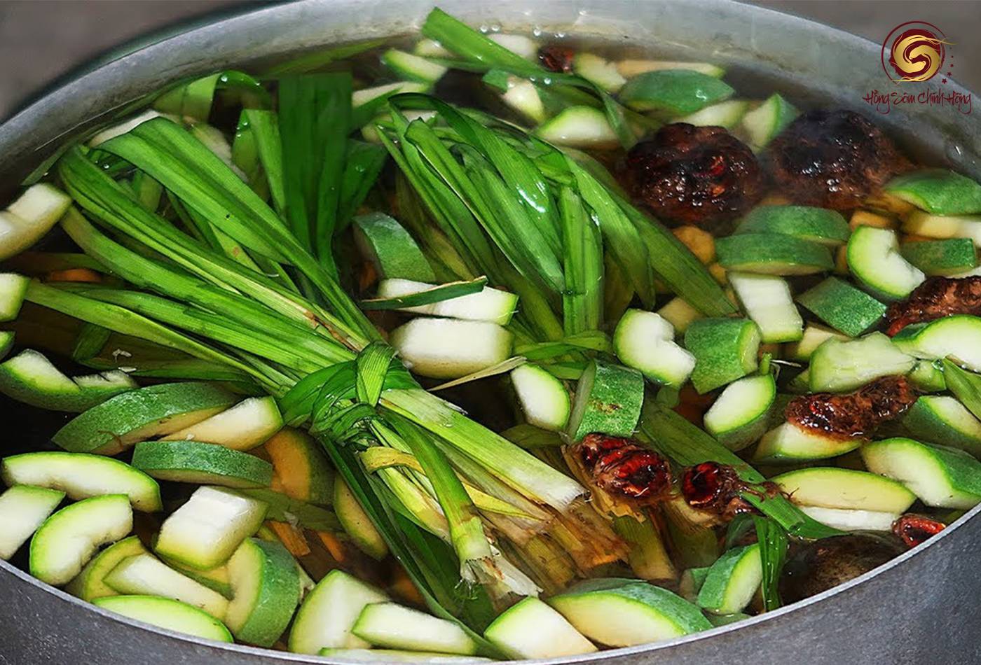 nấu nước bí đao