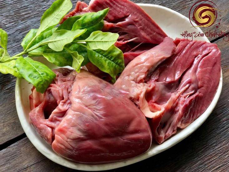 cách nấu tim lợn