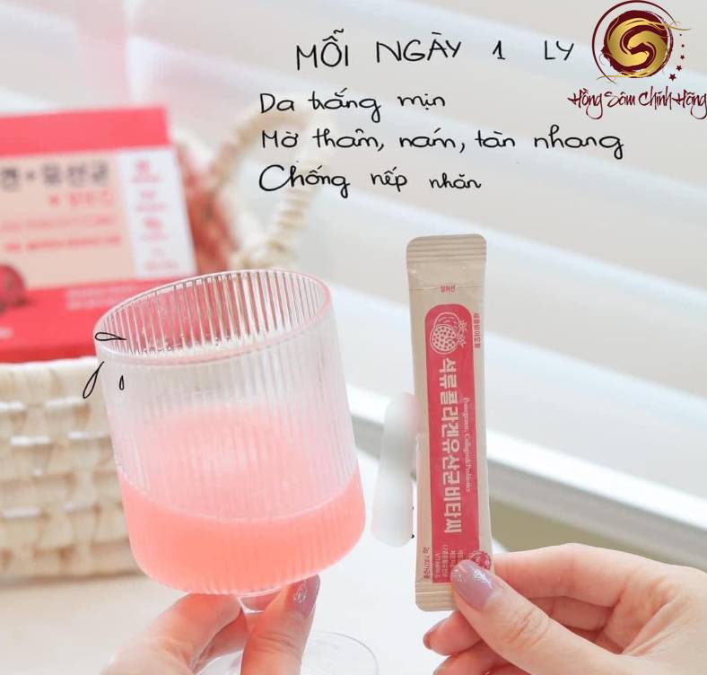 collagen lựu đỏ