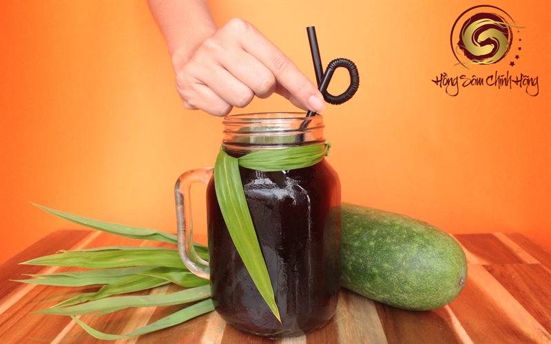 nấu nước bí đao