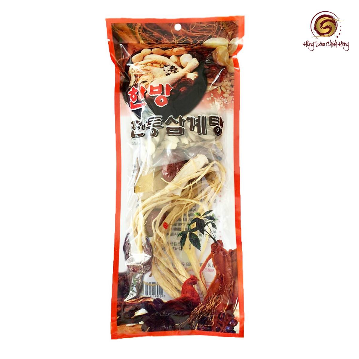 gói sâm hầm gà hàn quốc