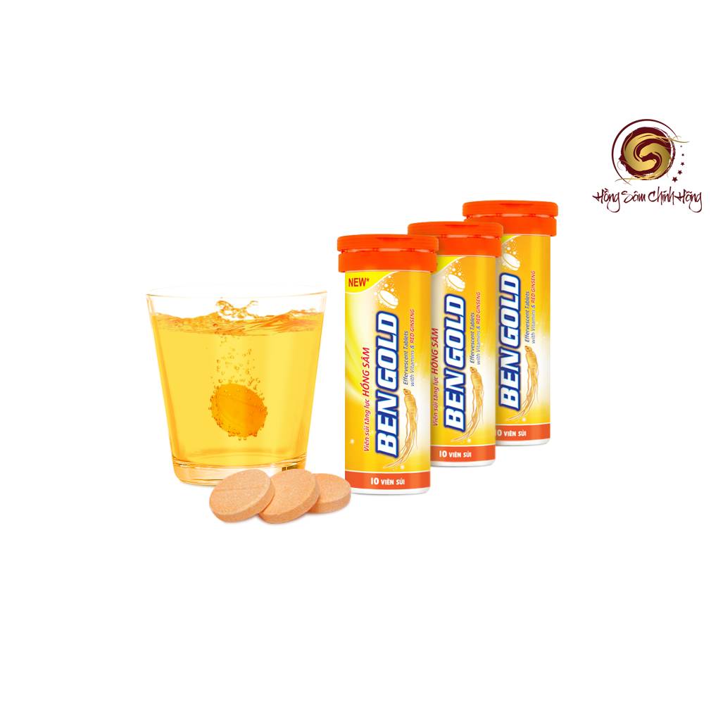 viên sủi tăng lực hồng sâm