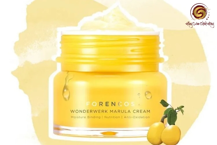 Kem dưỡng ẩm Forencos Wonderwerk Marula là một loại kem dưỡng da ban đêm được chiết xuất từ trái Marula, có tác dụng dưỡng ẩm chuyên sâu, làm sáng da, chống lão hóa.