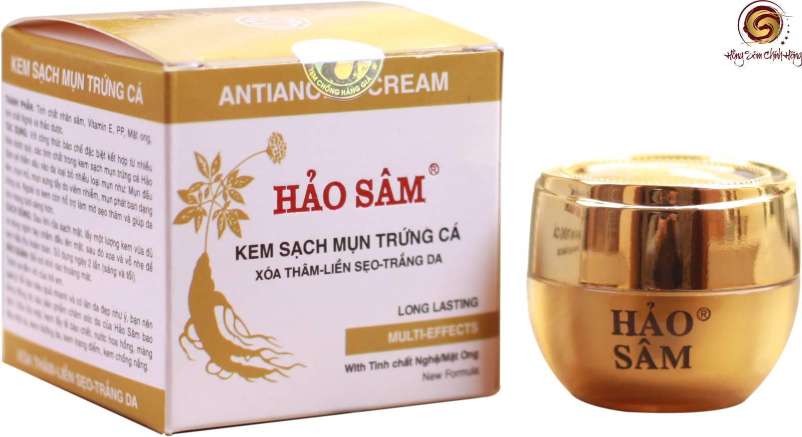 hảo sâm trị mụn