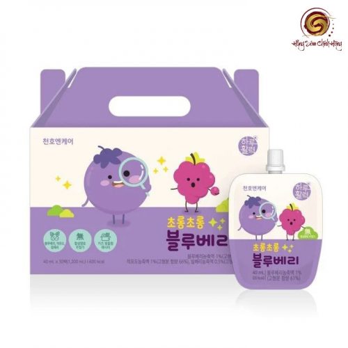 Nước ép dinh dưỡng việt quất Chunho Ncare baby – 30 gói Hàn Quốc