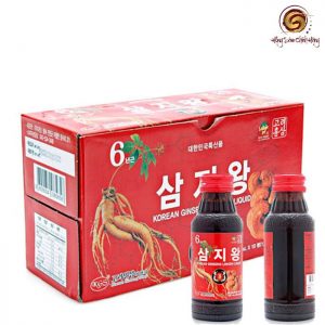 Nước hồng sâm linh chi KGS 100ml x 10 chai x 10 hộp