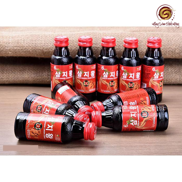 Nước hồng sâm linh chi KGS 100ml x 10 chai x 10 hộp