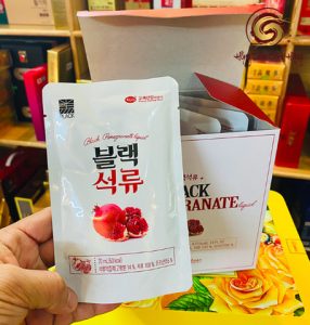Nước sâm lựu Hàn Quốc KGS Black Pomegranate Liquid (70ml x 30 gói)