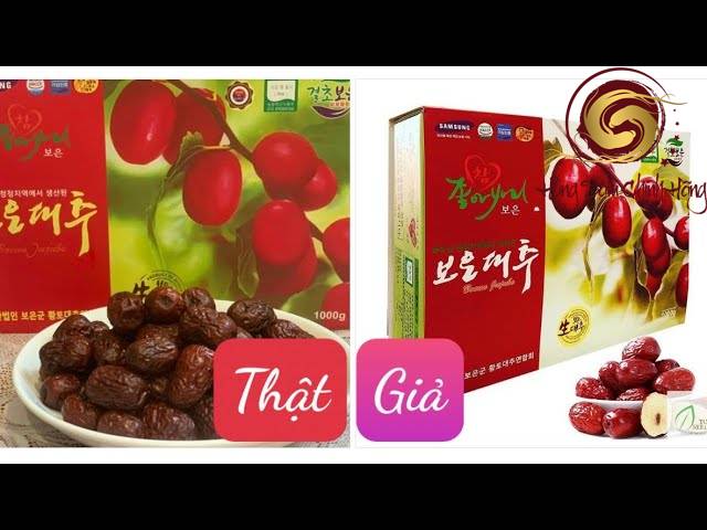 táo đỏ hàn quốc thật giả