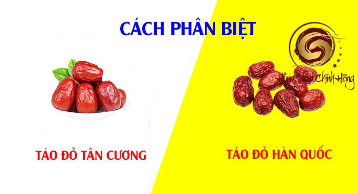 táo đỏ hàn quốc thật giả