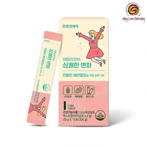 Thạch chất xơ Chunho Ncare – 1 hộp 15 gói