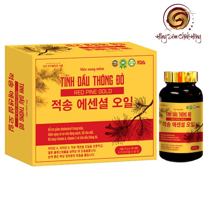 tinh dầu thông đỏ red pine gold