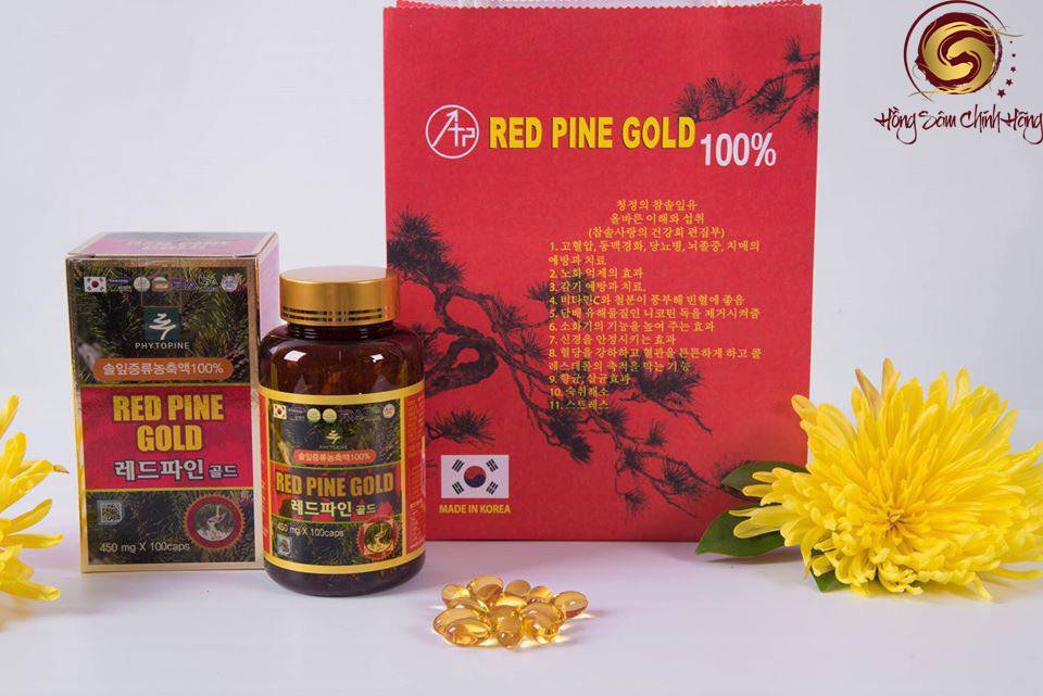 tinh dầu thông đỏ red pine gold