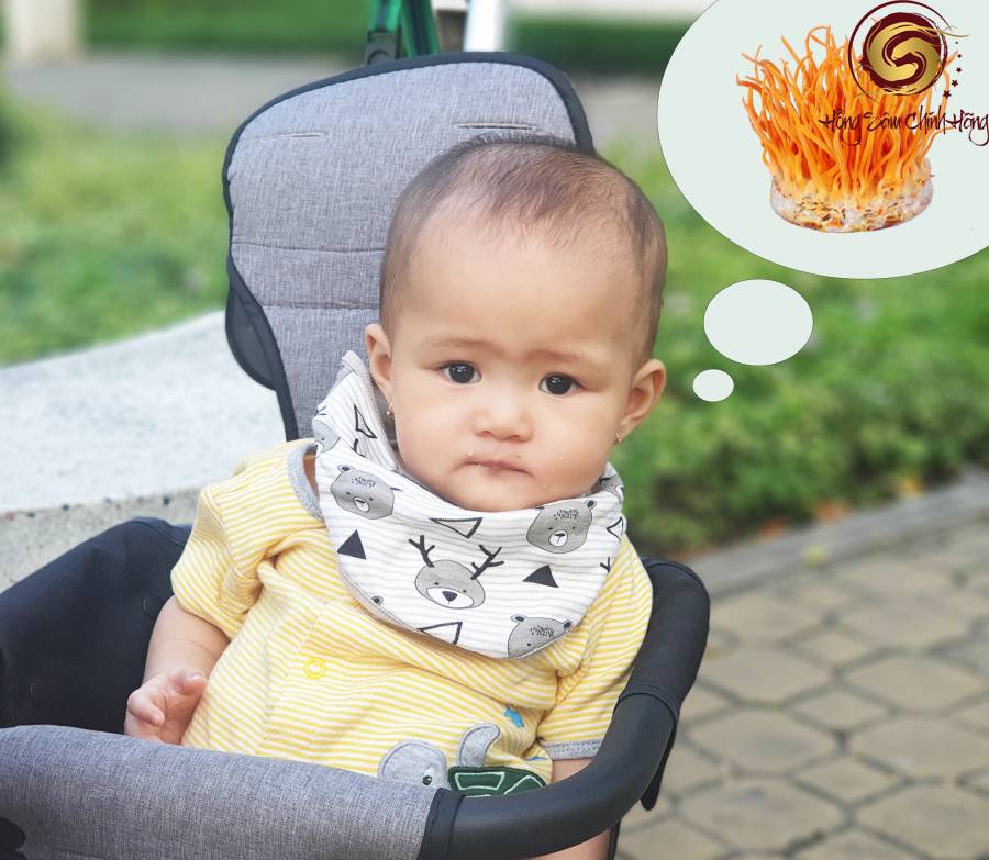 trẻ em có uống được đông trùng hạ thảo không