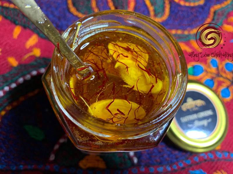 Tỷ lệ ngâm saffron với mật ong