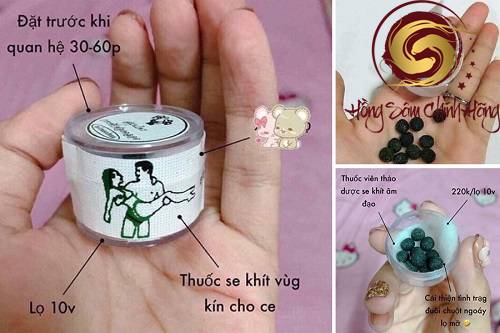 viên đặt se khít vùng kín