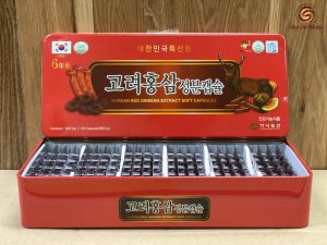 Viên hồng sâm nhung hươu linh chi 120 viên Kana Đỏ